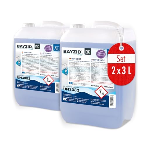 2 x 3 L Pool Wintermittel - BAYZID Winterfit Überwinterungskonzentrat für Schwimmbad und Pool von Höfer Chemie von Höfer Chemie