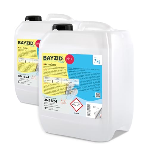 2 x 7 kg BAYZID ® pH Heber flüssig - für stabile Wasserwerte und einwandfreie Badequalität im Pool von Höfer Chemie