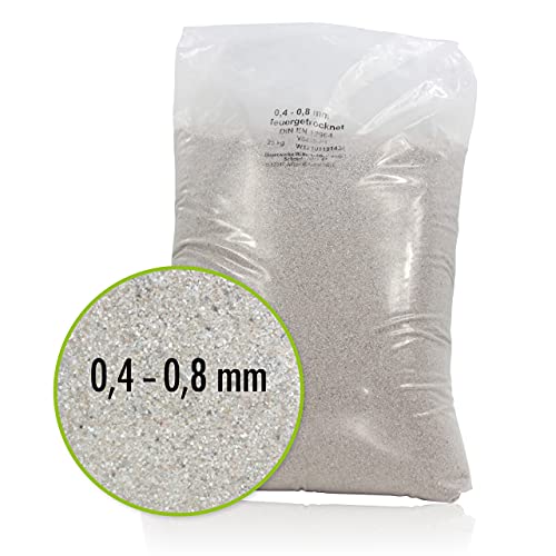 Höfer Chemie 25 kg Quarzsand Filtersand 0,4-0,8 mm für Sandfilter Pool Schwimmbad von Höfer Chemie