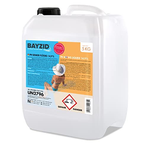 5 kg BAYZID pH Senker Minus 14,9% von Höfer Chemie für Pool & Schwimmbad zur Senkung des pH Werts von Höfer Chemie