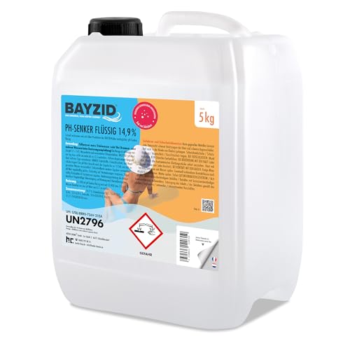 5 kg BAYZID pH Senker Minus 14,9% von Höfer Chemie für Pool & Schwimmbad zur Senkung des pH Werts von Höfer Chemie