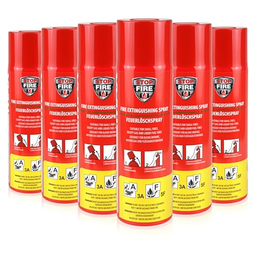 Höfer Chemie 6 x 500g Feuerlöschspray für Brände der Klasse A & F Höfer Chemie 6 x 500g Feuerlöschspray für Brände der Klasse A & F von Höfer Chemie