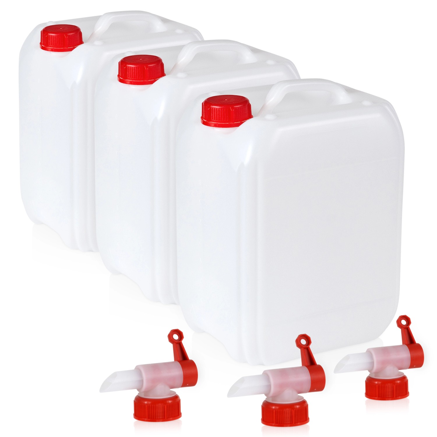 Höfer Chemie Kunststoff Kanister-Set für Camping & Freizeit 3 x 10l Höfer Chemie Kunststoff Kanister-Set für Camping & Freizeit 3 x 10l von Höfer Chemie