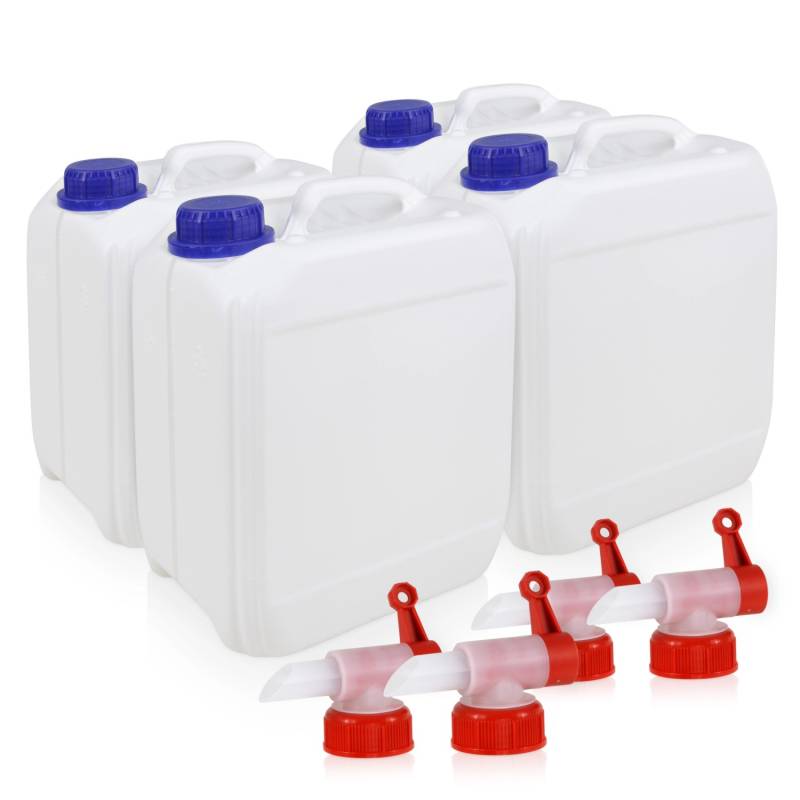Höfer Chemie Kunststoff Kanister Set für Camping & Freizeit 4 x 5l von Höfer Chemie
