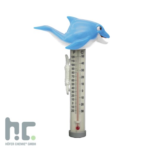 Thermometer Delphin für Pool Schwimmbad von Höfer Chemie