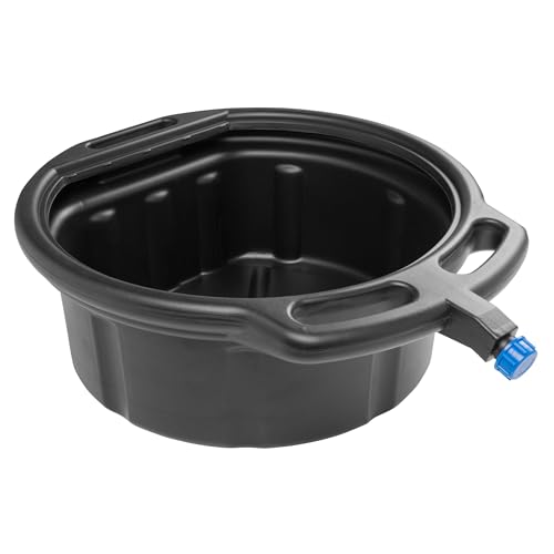 HÖGERT TECHNIK Ölablass 10 L, robuste Schale aus chemikalienbeständigem Kunststoff, mit Griffen, Trichter, auslaufsicher, langlebig, ideal für Auto, Schwarz HÖGERT TECHNIK Ölablass 10 L, robuste Schale aus chemikalienbeständigem Kunststoff, mit Griffen, Trichter, auslaufsicher, langlebig, ideal für Auto, Schwarz von Högert Technik