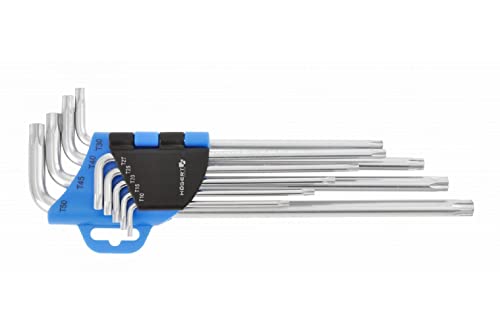 Högert Tamper-Torx -kompatibelSchlüssel, extra lang , 9 Stk. Högert Tamper-Torx -kompatibelSchlüssel, extra lang , 9 Stk. von Högert Technik