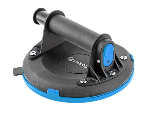 Högert Technik - 200mm Handbecher mit Manometer | maximale Belastung: 190 kg | Handsauger | Heavy Duty Saugheber | Saugnapf wird beim Transport von Fensterglas, glatten Gegenständen von Högert Technik