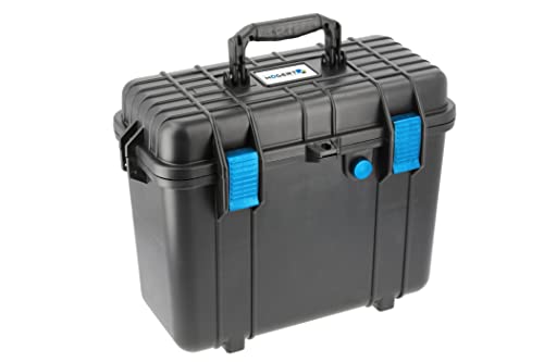 Högert Technik - Hermetisch Werkzeugkoffer - Hermetischer Werkzeugkasten/Werkzeugbox (16,5",42cmX22cmX34cm)- Stoßfest, spritzwassergeschützt IP55, staubdicht, EPDM-Dichtung von Högert Technik