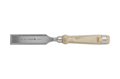 Högert Technik - Holzflachmeißel 32 mm mit Holzgriff - Länge: 14 cm -Flachmeißel für Holzbearbeitung - Mit Holzgriff/Holzmeißel/Schnitzwerkzeug für Holzschnitzerei Högert Technik - Holzflachmeißel 32 mm mit Holzgriff - Länge: 14 cm -Flachmeißel für Holzbearbeitung - Mit Holzgriff/Holzmeißel/Schnitzwerkzeug für Holzschnitzerei von Högert Technik