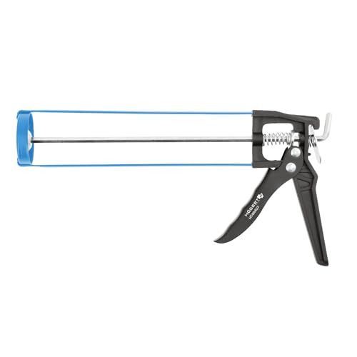 HÖGERT TECHNIK - Kartuschenpresse für Silikon, Acryl, Kleber und Dichtstoffe, Auspresspistole für Kartuschen 310 ml, robuste Druckpistole für Handwerk & Bau von Högert Technik