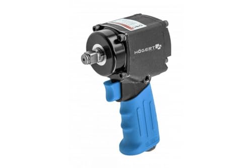 Högert Technik – Luftschlüssel ultra kurz 1/2" JUMBO-Laufwerk - Drehzahl 10 000 U/min - Betriebsdrehmoment bis 680 Nm - Kompakter, ultrakurzer pneumatischer Schlagschrauber - HT4R626 Högert Technik – Luftschlüssel ultra kurz 1/2" JUMBO-Laufwerk - Drehzahl 10 000 U/min - Betriebsdrehmoment bis 680 Nm - Kompakter, ultrakurzer pneumatischer Schlagschrauber - HT4R626 von Högert Technik