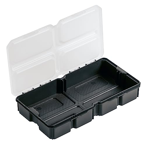 Högert Technik - Werkzeug-Organizer HTM BOX, Milchiger Deckel aus Robustem Kunststoff, Extra Platz für Werkzeuge und Gegenstände, Praktisch und Geräumig, Modularer Aufbau - HT7G509 von Högert Technik