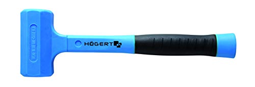 Rückschlagfreier Hammermit Glasfaserstiel 680 g, Högert Technik, HT3B091 von Högert Technik