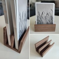 Doppelter Halter Für A6 Flyer/ Prospekte/ Karten Im Hochformat/ Querformat/ Mit Zwei Fächern von HoelzchenUStoeffchen