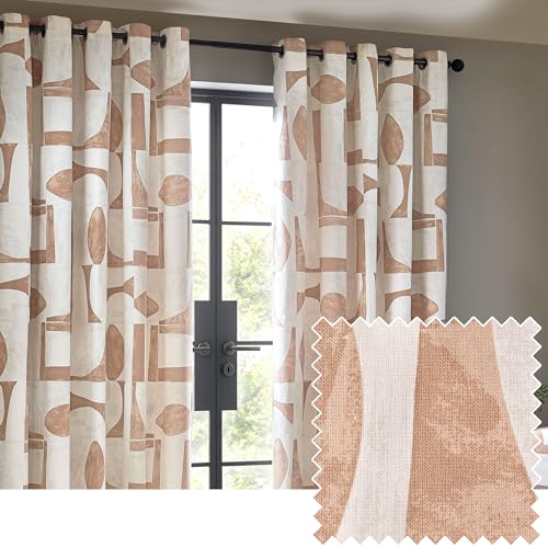 Hoem Carro abstrakte geometrische Ösenvorhänge von Hoem