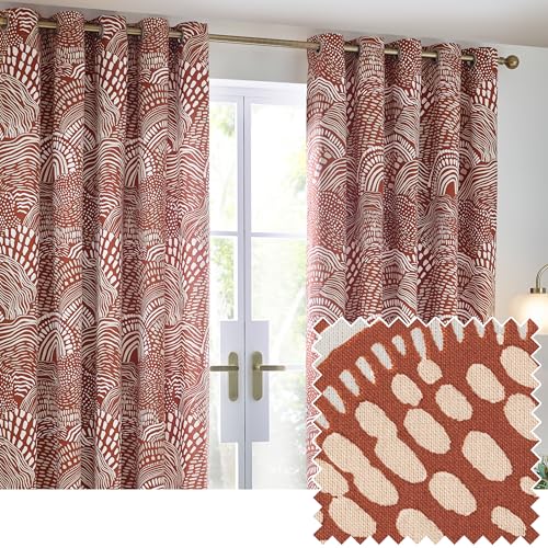 Hoem NOLA abstrakte geometrische Ösenvorhänge Hoem NOLA abstrakte geometrische Ösenvorhänge von Hoem