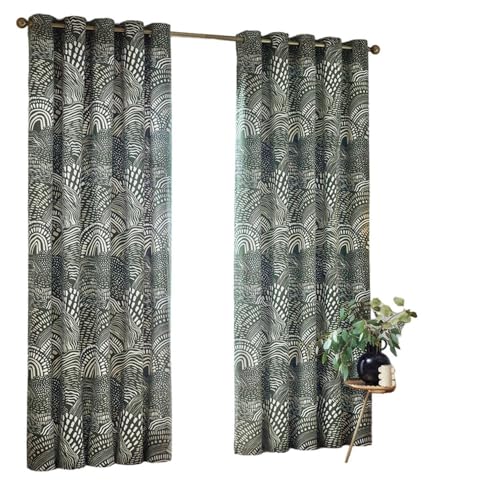 Hoem NOLA abstrakte geometrische Ösenvorhänge Hoem NOLA abstrakte geometrische Ösenvorhänge von Hoem