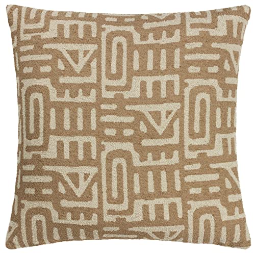 Hoem Samos Jacquard Geometrisches Polyester -Kissen gefüllt von Hoem