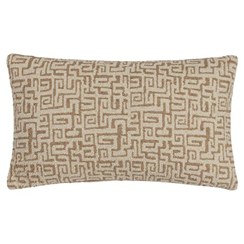 Hoem Thalia Jacquard Geometrisches Polyester gefülltes Kissen von Hoem