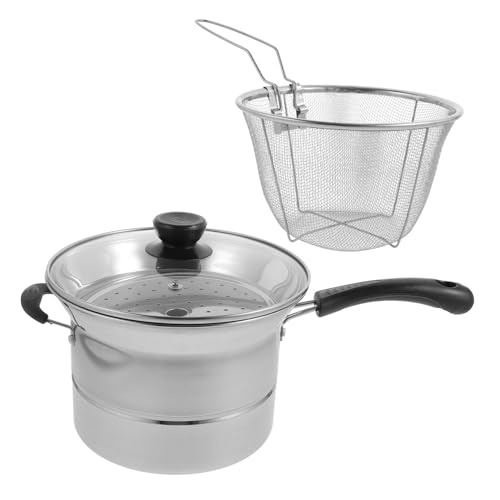 Hoement 1 Set Mehrzweckfritteuse Frittiertopf Mit Deckel Frittierkorb Frittiersiebkorb Nudelsieb Edelstahl Frittierkorb Spaghettitopf Mit Siebeinsatz Nudeltopf Hoement 1 Set Mehrzweckfritteuse Frittiertopf Mit Deckel Frittierkorb Frittiersiebkorb Nudelsieb Edelstahl Frittierkorb Spaghettitopf Mit Siebeinsatz Nudeltopf von Hoement