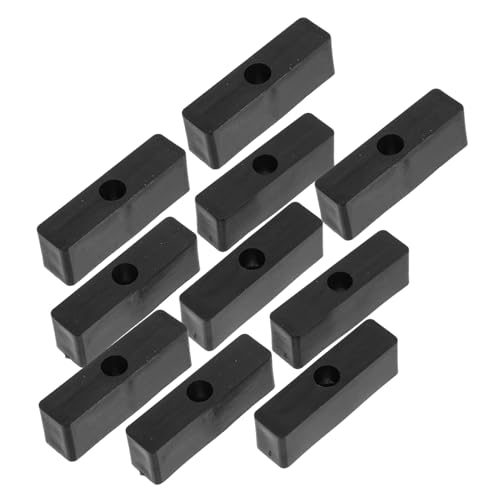 Hoement 10 Stück Teiliges Fenster Sicherheitsriegel aus Robustem Kunststoff Kindersichere Schiebefenster und Schiebetür Sicherheitsleisten Verschleißfest Geeignet für Vertikale Fenster von Hoement