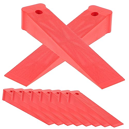 Hoement 10 Stück Teiliges Kunststoff Keile Tür und Fenster Nivellierer aus Stabilem Material mit Rutschfester Oberfläche Vielseitig Einsetzbar für Möbelstabilisierung und DIY von Hoement