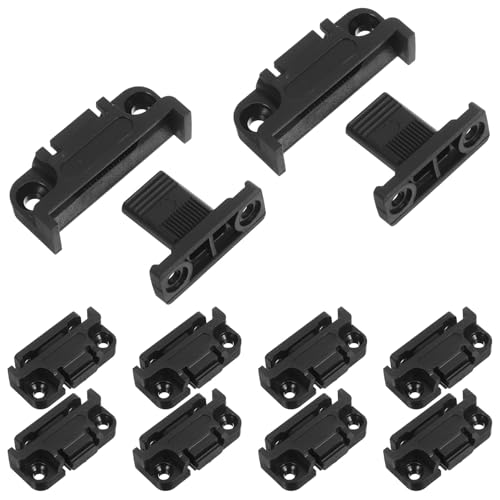 Hoement 10 Stück Teiliges Möbelverbinder Kunststoff Eckwinkel Regalträger Langlebig Stabil Korrosionsbeständig für Wandpaneele und Möbelmontage von Hoement