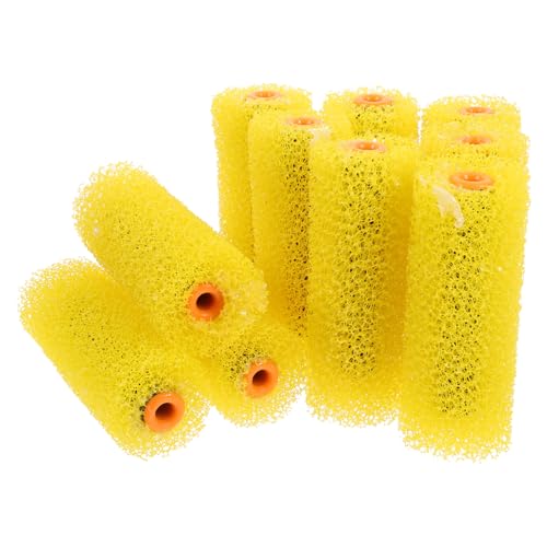 Hoement 10 Stück Texturierte Malerrolle Gelb Mittelgroß Musterwalze für Wandstruktur Decke Elastische Farbe Schnelles Streichen Vielseitig für Innen Außen Home Office Hoement 10 Stück Texturierte Malerrolle Gelb Mittelgroß Musterwalze für Wandstruktur Decke Elastische Farbe Schnelles Streichen Vielseitig für Innen Außen Home Office von Hoement