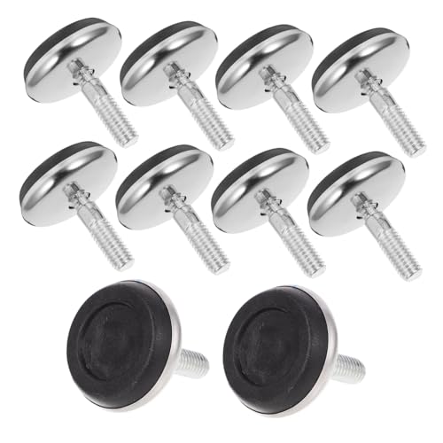 Hoement 10 Teiliges Verstellbares Möbel Schraubbare Leveling Legs aus Metall für Tisch Stuhl Schrank Möbelverstellung Einfache Montage Praktische Möbelbodenstützen Hoement 10 Teiliges Verstellbares Möbel Schraubbare Leveling Legs aus Metall für Tisch Stuhl Schrank Möbelverstellung Einfache Montage Praktische Möbelbodenstützen von Hoement
