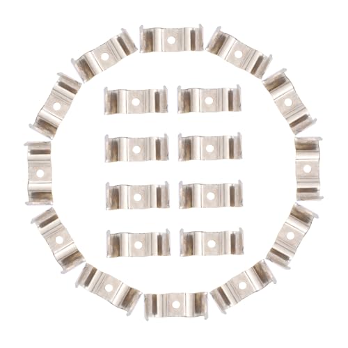 Hoement 100 Stück Teiliges LED röhrenbefestigungs Manganstahl Fluoreszierende Leuchtenhalterung Stabile Montageclips für LED röhren Einfache Installation Langlebig und Zuverlässig Hoement 100 Stück Teiliges LED röhrenbefestigungs Manganstahl Fluoreszierende Leuchtenhalterung Stabile Montageclips für LED röhren Einfache Installation Langlebig und Zuverlässig von Hoement