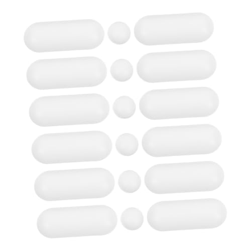 Hoement 18 Stück Teiliges Toilettensitz Stoßdämpfer Rutschfeste Wasserdichte Gummipuffer für Wc sitz Weiche Komfortable Toilettensitz Abstandshalter Passend für Diverse Toilettenmodelle von Hoement