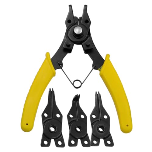 Hoement 1satz Multifunktionale Kartenzange Für Innen Und Außensprengring Präzisionswerkzeug Für Einfache Handhabung Und Entfernung Von Sicherungsringen Automobiltechnik von Hoement