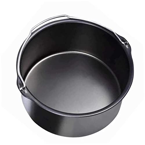Hoement 1stk Luftfritteuse Backgeschirr Luftfritteuse Backblech Backofenpfanne Zubehör Für Fritteusenteile Luftfritteuse Korb Luftfritteuse Kuchentopf Bratpfanne Kleine Werkzeuge von Hoement
