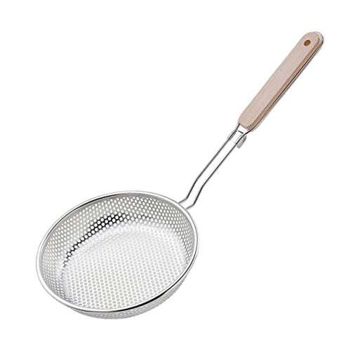 Hoement Edelstahl Sieb Griff Wok Sieb Sieb Filter Löffel Für Frittieren Nudeln Suppe von Hoement