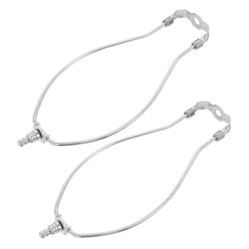 Hoement 2 Sätze Robuste Lampenschirm harfenhalter Verchromt DIY Beleuchtungszubehör für Steh Tisch Wandleuchten Langlebige Lampenhalterung für Vielseitige Innenraumbeleuchtung Hoement 2 Sätze Robuste Lampenschirm harfenhalter Verchromt DIY Beleuchtungszubehör für Steh Tisch Wandleuchten Langlebige Lampenhalterung für Vielseitige Innenraumbeleuchtung von Hoement