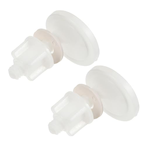 Hoement 2 Satz Toilettensitz Schrauben Set Kunststoff Scharnierbefestigung mit Muttern Ersatzschrauben Klodeckel Zubehör Einfach zu Montieren Langlebig von Hoement