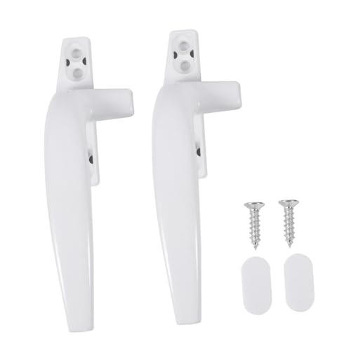 Hoement 2 Stück Aluminium Fenstergriff Set Links Rechts Langlebig Rostfrei Verschleißfest Ergonomisch für Einfache Fensteröffnung Fensterzubehör Moderne Fenstergriffe Hoement 2 Stück Aluminium Fenstergriff Set Links Rechts Langlebig Rostfrei Verschleißfest Ergonomisch für Einfache Fensteröffnung Fensterzubehör Moderne Fenstergriffe von Hoement