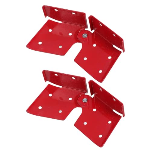 Hoement 2 Stück Aluminiumlegierung Dachbodenleiter Scharnier Verdicktes Faltbar Verstärktes Treppenhaus Zubehör Für Haus Fotoleiter Stabil Langlebig von Hoement