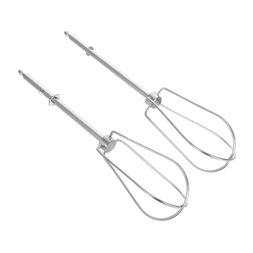 Hoement 2 Stück Ersatz Rührbesen Edelstahl Drahtquirl für Handmixer Zubehör Kompatibel als Elektrischer Mixer Ersatzteil Feines Vermischen und Schlagen Einfache Montage Hoement 2 Stück Ersatz Rührbesen Edelstahl Drahtquirl für Handmixer Zubehör Kompatibel als Elektrischer Mixer Ersatzteil Feines Vermischen und Schlagen Einfache Montage von Hoement
