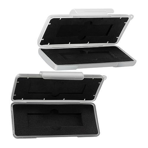 Hoement Schutzhülle Externe Festplatte Festplattengehäuse Für Ssd Tragbares Gehäuse 2-Festplatte Aufbewahrungsbox Hartschalenkoffer Pc-zubehör von Hoement