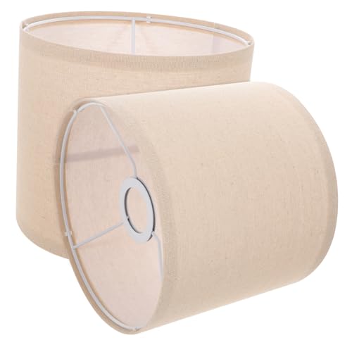 Hoement 2 Stück Lampenschirme aus Hochwertigem Leinen Abnehmbares Design Lampenschirm für Tischleuchte und Stehlampe Vielseitig Einsetzbar für Wohnzimmer Schlafzimmer und Hotel Einfache Hoement 2 Stück Lampenschirme aus Hochwertigem Leinen Abnehmbares Design Lampenschirm für Tischleuchte und Stehlampe Vielseitig Einsetzbar für Wohnzimmer Schlafzimmer und Hotel Einfache von Hoement
