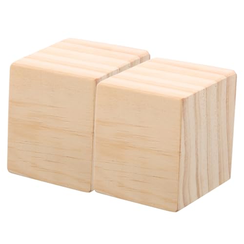 Hoement 2 Stück Massive Holz möbelerhöhung Sofa Bett Tisch Robuste Möbeluntersetzer zum Anheben Schwerer Möbel rutschfest und Langlebig als Tischlift und Betterhöhung von Hoement