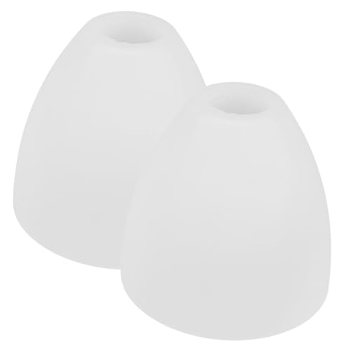 Hoement 2 Stück Matte Glas Lampenschirme Ersatz Lampenschirm für Schraubsockel Pendelleuchte Wandleuchte Schutz Lichtabdeckung Langlebig Sicher von Hoement