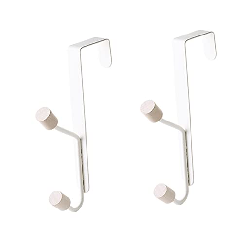 Hoement 2 Stück Metall Türhaken Flexible Über Tür Haken für Praktische Aufbewahrung Einfache Installation für Garderobe und Wohnräume Hoement 2 Stück Metall Türhaken Flexible Über Tür Haken für Praktische Aufbewahrung Einfache Installation für Garderobe und Wohnräume von Hoement