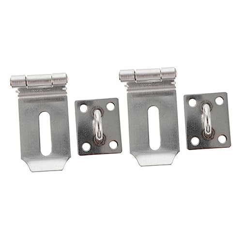 Hoement 2 Stück Teiliges Edelstahl Türverschluss Winkel Türschloss Überfalle für Möbel Schrank Sicherheitsschloss Rostfrei Langlebig Einfache Montage Hoement 2 Stück Teiliges Edelstahl Türverschluss Winkel Türschloss Überfalle für Möbel Schrank Sicherheitsschloss Rostfrei Langlebig Einfache Montage von Hoement
