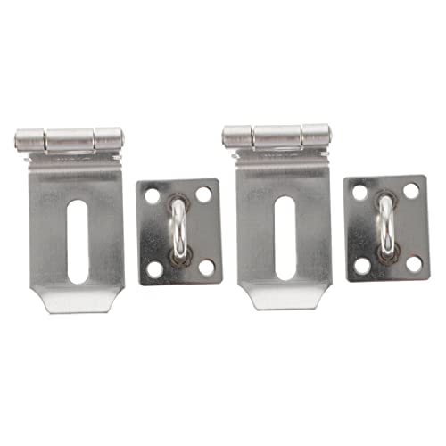 Hoement 2 Stück Teiliges Edelstahl Überfalle Schloss Möbel Tür Riegel Robust Rostfrei Einfache Montage für Schrank und Haustür Zubehör Hoement 2 Stück Teiliges Edelstahl Überfalle Schloss Möbel Tür Riegel Robust Rostfrei Einfache Montage für Schrank und Haustür Zubehör von Hoement