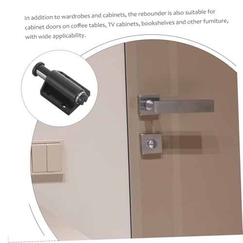 Hoement 2 Stück Teiliges Magnetischer Verdeckter Türschnäpper für Schranktüren Selbstschließend Langlebig und Verschleißfest mit Sicherer Magnetfunktion Geeignet für Kleiderschränke von Hoement