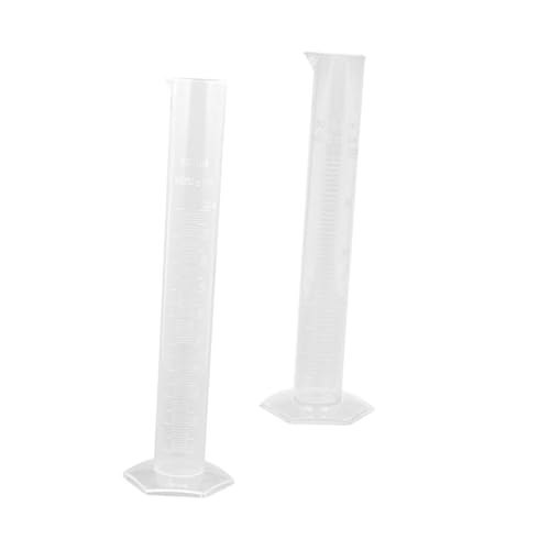 Hoement 2 Stück Teiliges Messzylinder aus dickem PP Kunststoff mit deutlicher Messmarkierung stabiler Basis präzise Volumenmessung für Labor wissenschaftliche Experimente und Heimgebrauch Hoement 2 Stück Teiliges Messzylinder aus dickem PP Kunststoff mit deutlicher Messmarkierung stabiler Basis präzise Volumenmessung für Labor wissenschaftliche Experimente und Heimgebrauch von Hoement
