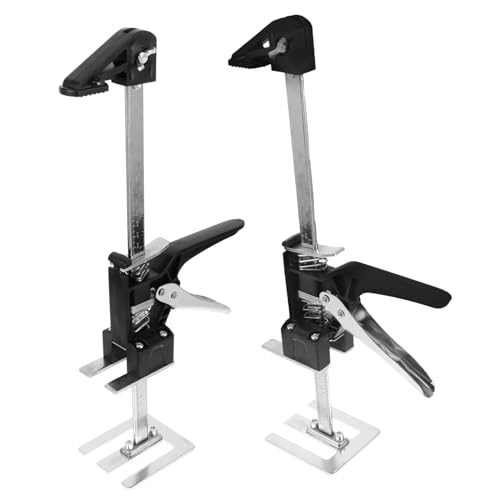 Hoement 2 Stück Teiliges Möbelheber Klarer Maßstab für Präzise Fliesenhöhenverstellung Manuell Betrieben Robustes material für Heimwerker und Wandfliesenmontage von Hoement